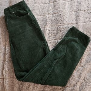 Forest green Twik corduroy jeans, size 26, organic cotton